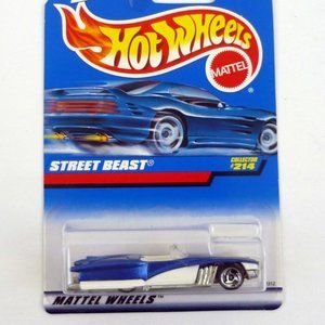 Hot Wheels Street Beast #214 Blue Die-Cast Car 1998
